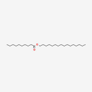 Chemical structure of Cetyl Caprate