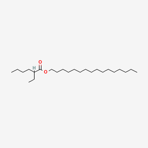 Chemical structure of Cetearyl Ethylhexanoate