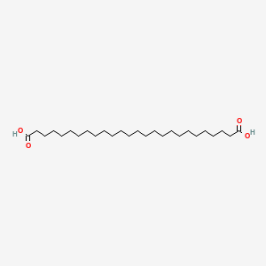 Chemical structure of Hexacosanedioicacid
