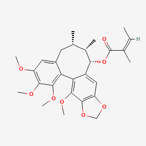Chemical structure of Heteroclitin C