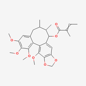Chemical structure of Heteroclitin B