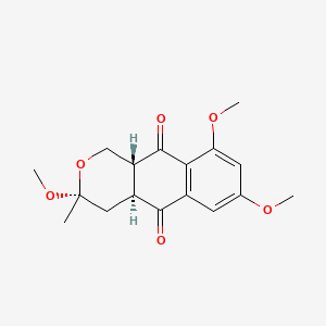 Chemical structure of Herbaridine B
