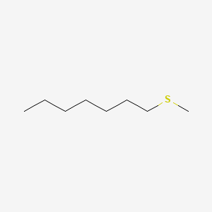 Chemical structure of Heptyl Methyl Sulfide