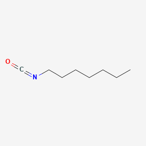 Chemical structure of Heptyl Isocyanate