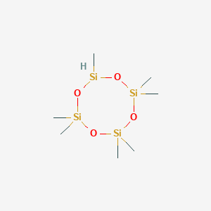 Chemical structure of HEPTAMETHYL CYCLOTETRASILOXANE