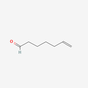 Chemical structure of 6-Heptenal