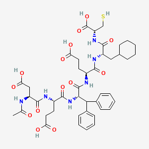 Chemical structure of Hepatitis Virus C NS3 Protease Inhibitor 2