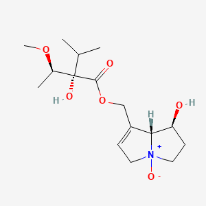 Chemical structure of Heliotrine N-oxide
