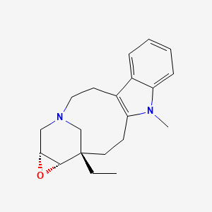 Chemical structure of Hecubine