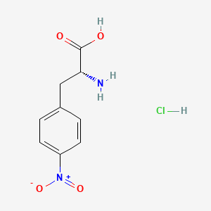 Chemical structure of H-D-Phe(4-NO2)-OH·HCl
