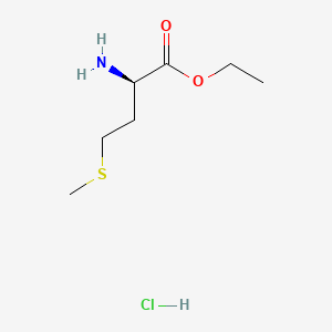 Chemical structure of H-D-Met-OEt Hydrochloride