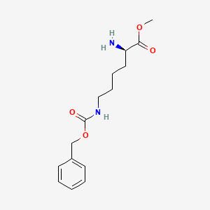 Chemical structure of H-D-Lys(Z)-OMe