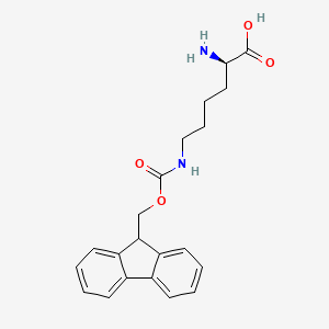 Chemical structure of H-D-Lys(Fmoc)-OH