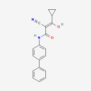 Chemical structure of hDHODH-IN-2