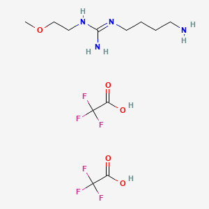Chemical structure of hDDAH-1-IN-1 TFA