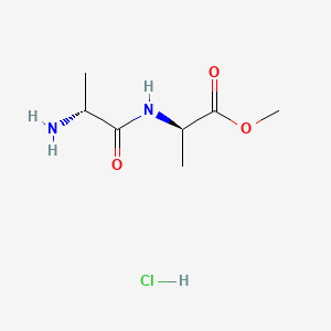 Chemical structure of H-D-Ala-D-Ala-OMe · HCl
