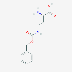 Chemical structure of H-Dab(Z)-OH