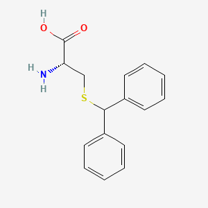 Chemical structure of H-Cys(Dpm)-Oh
