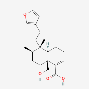 Chemical structure of Hautriwaic acid