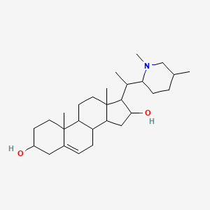 Chemical structure of Hapepunine