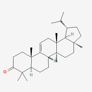 Chemical structure of Hancolupenone