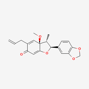 Chemical structure of Hancinone