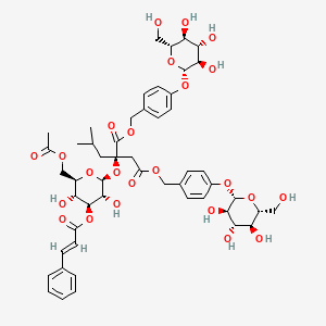 Chemical structure of Gymnoside VII