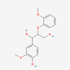 Chemical structure of Guaiacylglycerol-β-guaiacyl Ether