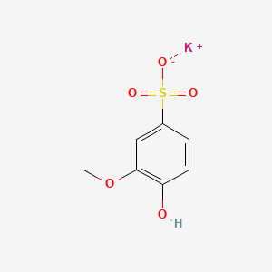 Chemical structure of Guaiacolsulfonic Acid Potassium Salt