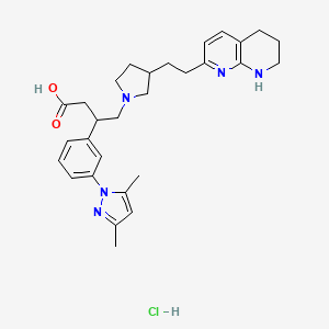 Chemical structure of GSK-3008348
