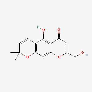 Chemical structure of Greveichromenol