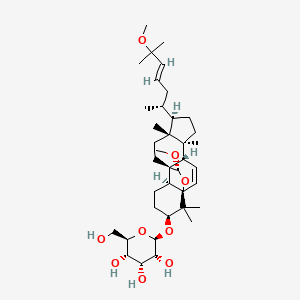 Chemical structure of Goyaglycoside d