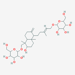Chemical structure of Goshonoside F5