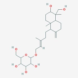 Chemical structure of Goshonoside F1