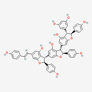 Chemical structure of Gnemonol B