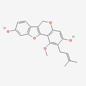 Chemical structure of Glyurallin A