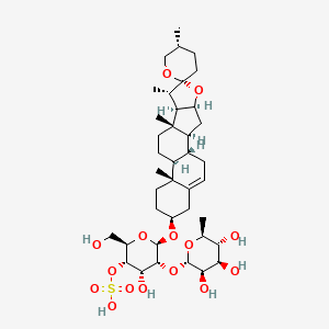 Chemical structure of Glycoside O-4