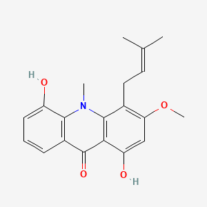 Chemical structure of Glycocitrine I
