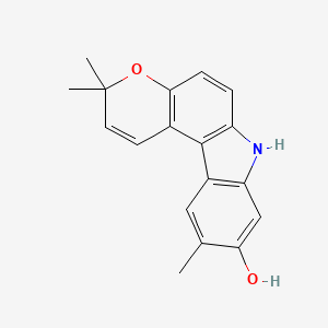 Chemical structure of Glycoborinine