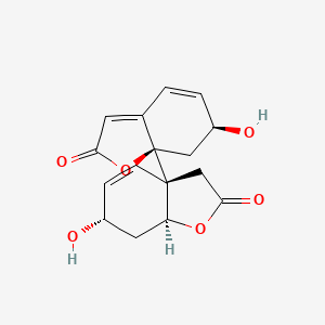 Chemical structure of Glochidiolide