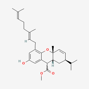Chemical structure of Glabralide C