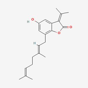 Chemical structure of Glabralide B