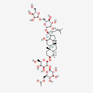 Chemical structure of Ginsenoside Rs2