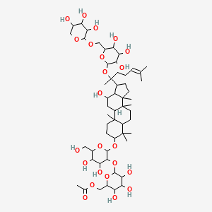 Chemical structure of Ginsenoside Rs1
