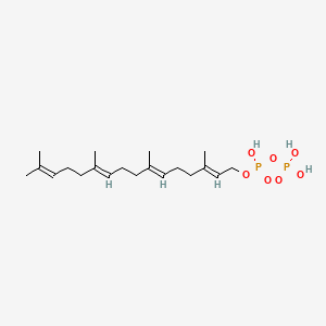 Chemical structure of Geranylgeranyl Pyrophosphate