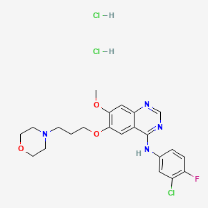 Chemical structure of Gefitinib dihydrochloride