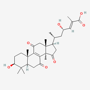 Chemical structure of Ganoderic acid Z