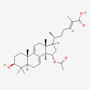 Chemical structure of Ganoderic Acid X