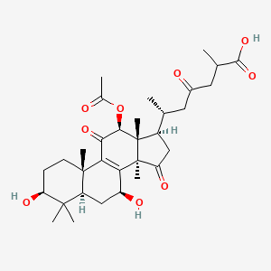 Chemical structure of Ganoderic acid K