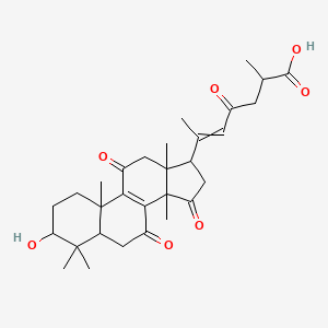 Chemical structure of Ganoderenic acid H